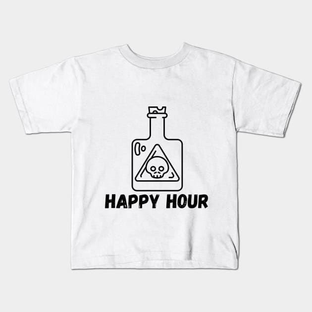 Happy Hour | Funny gift idea Kids T-Shirt by Fayn